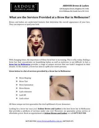ardour brows lashes 630 hampton street brighton