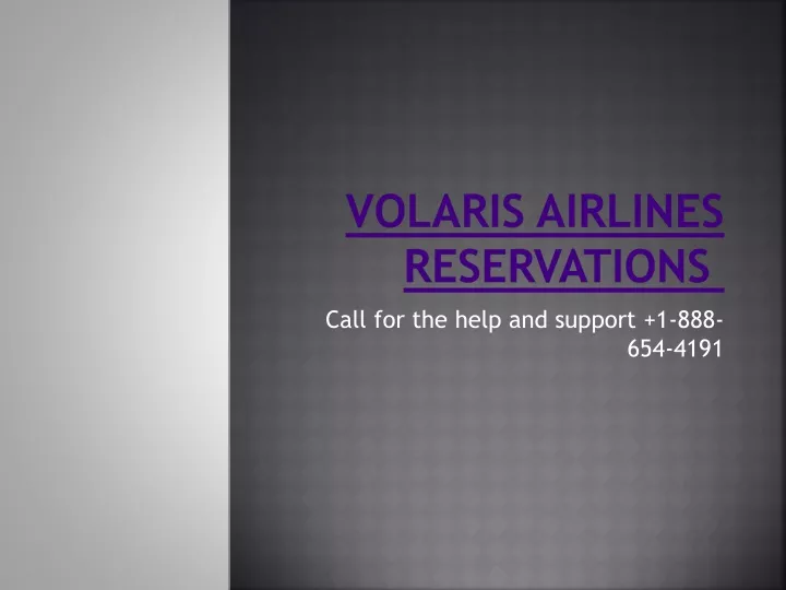 volaris airlines reservations