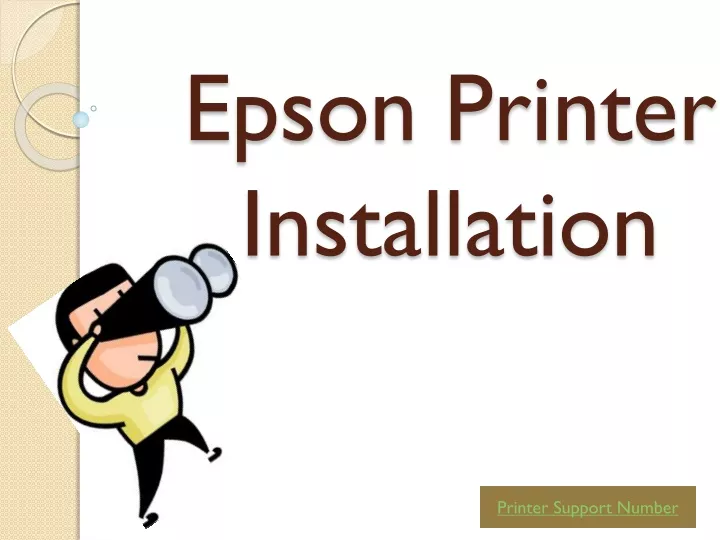 epson printer installation