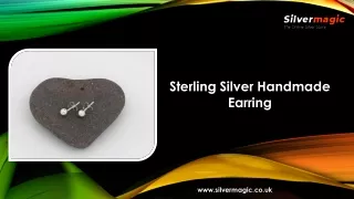 sterling silver handmade earring