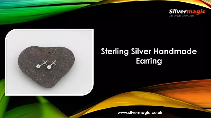 sterling silver handmade earring