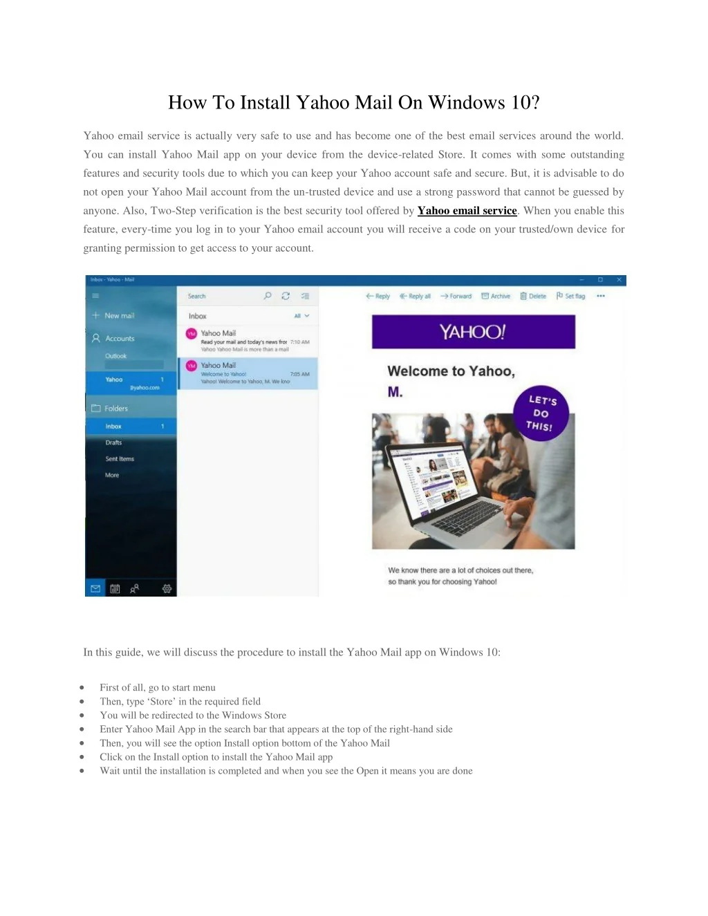 PPT - How To Install Yahoo Mail On Windows 10? PowerPoint Presentation ...