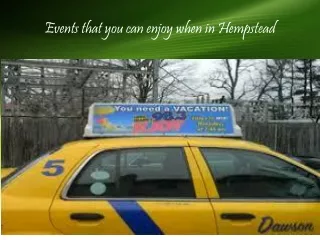 Events that you can enjoy when in Hempstead