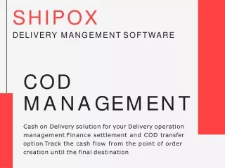 Delivery management system software