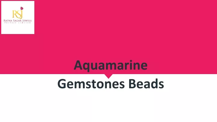 aquamarine gemstones beads