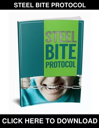 Steel Bite Protocol PDF, eBook by Thomas Spear