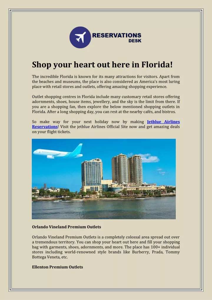shop your heart out here in florida
