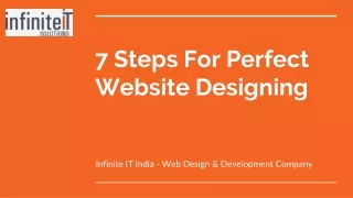 7 Web Development steps before Website designing - Must Follow!