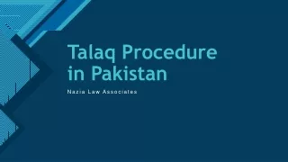 Get Know About Legal Procedure of Talaq in Pakistan