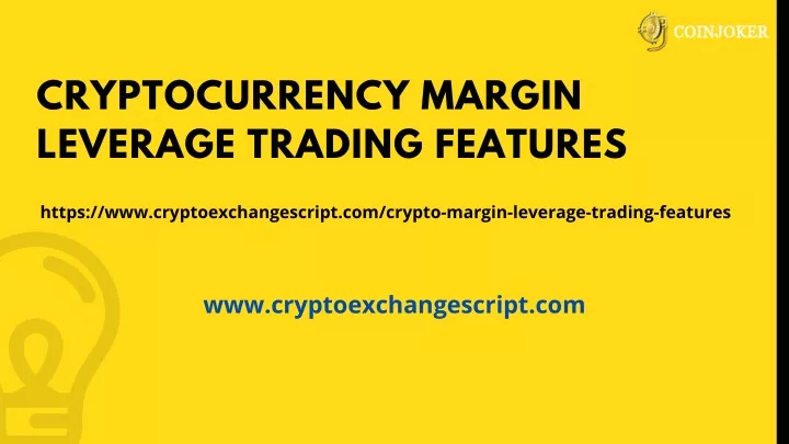 cryptocurrency margin leverage trading features