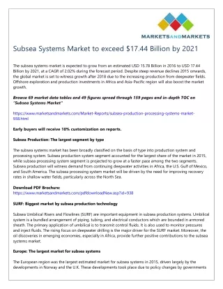subsea systems market to exceed 17 44 billion