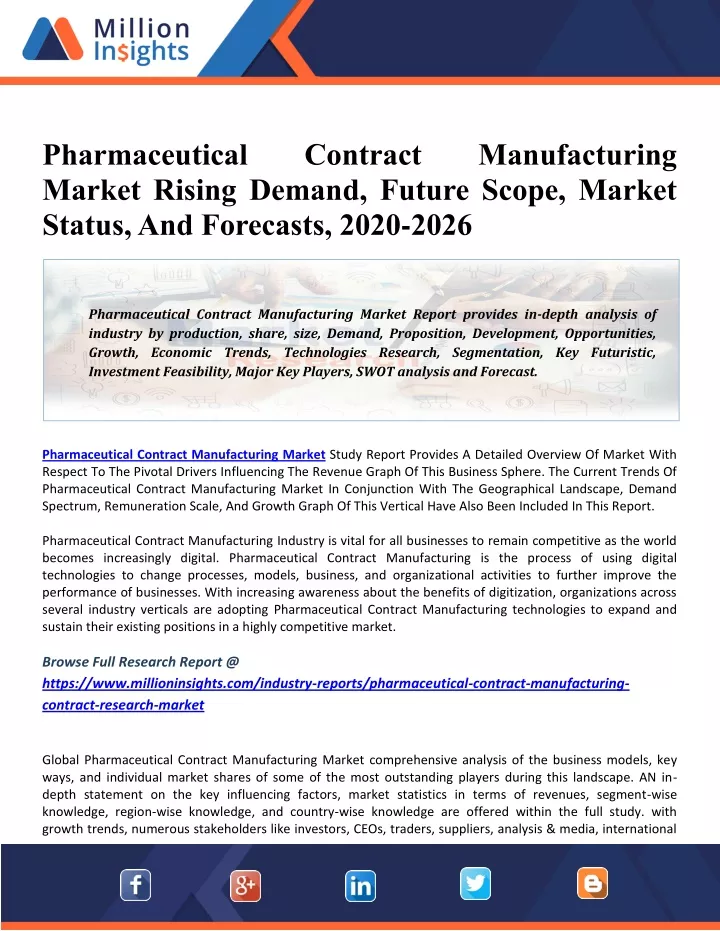 pharmaceutical market rising demand future scope