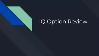 IQ Option Review 2020