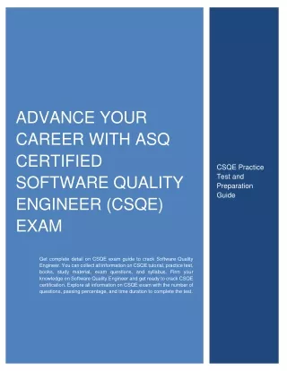 advance your career with asq certified software