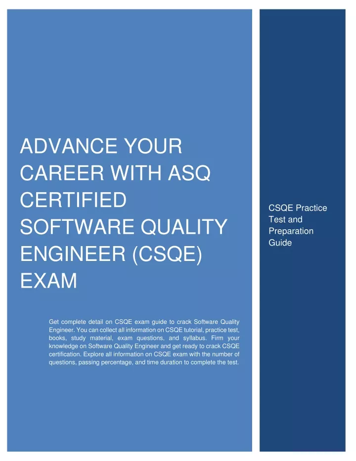 advance your career with asq certified software