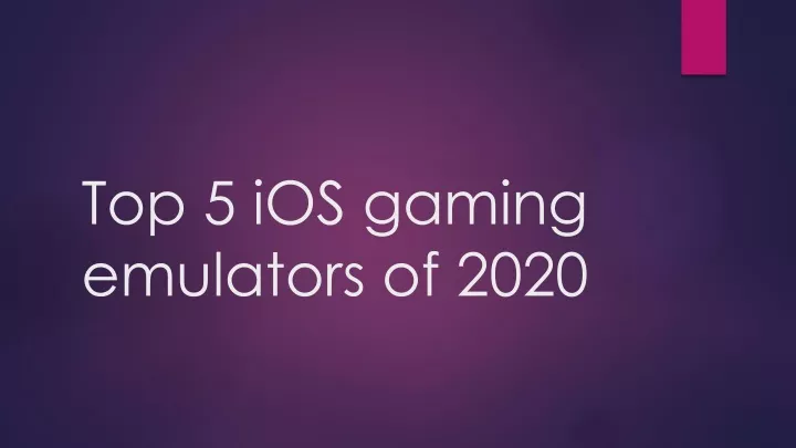 top 5 ios gaming emulators of 2020