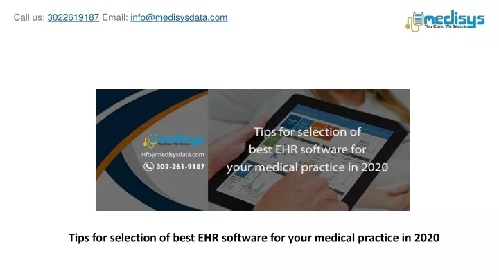 tips for selection of best ehr software for your medical practice in 2020