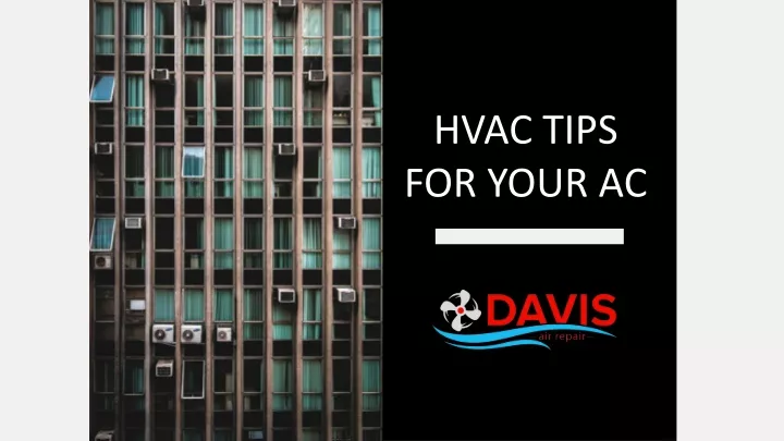 hvac tips for your ac