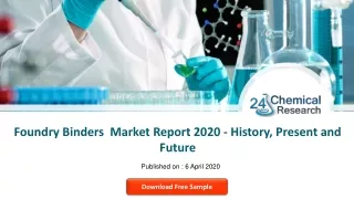 foundry binders market report 2020 history