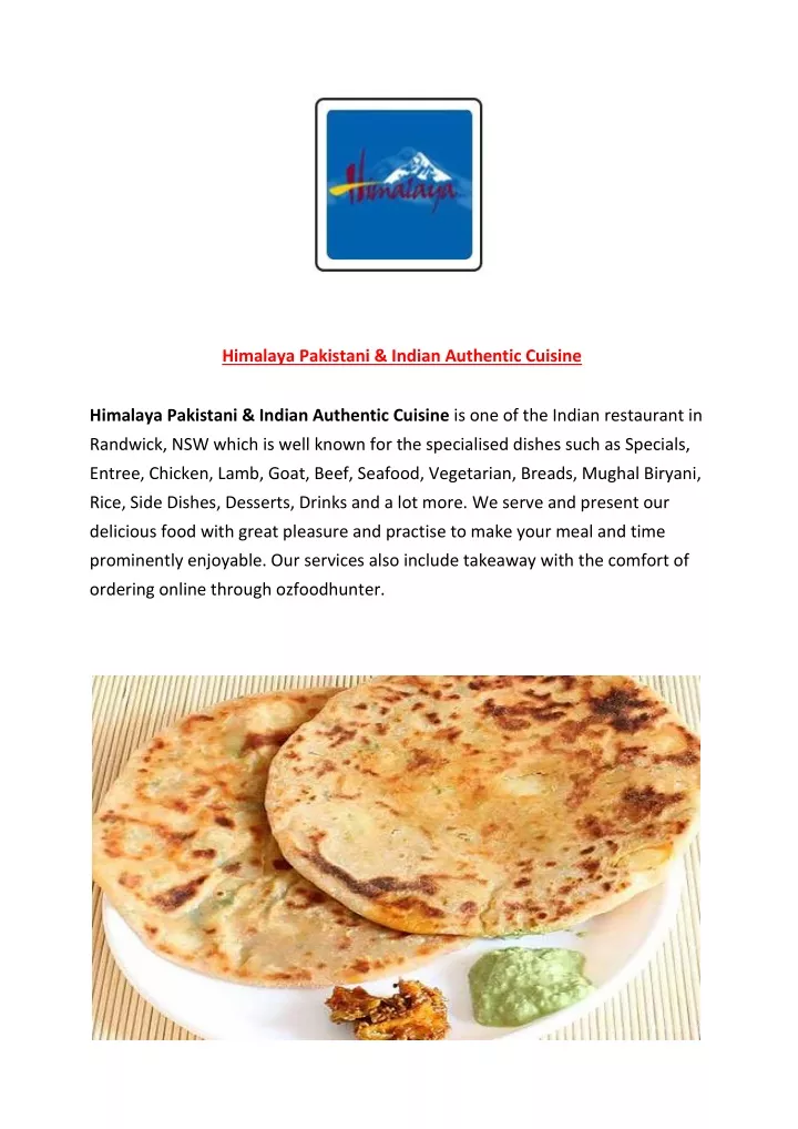 himalaya pakistani indian authentic cuisine
