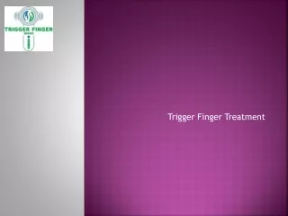 trigger finger treatment