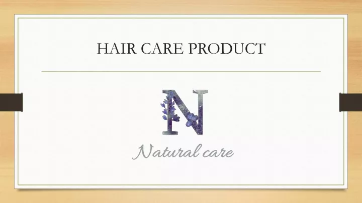 hair care product