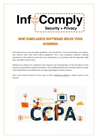 How Compliance Software Helps Your Business