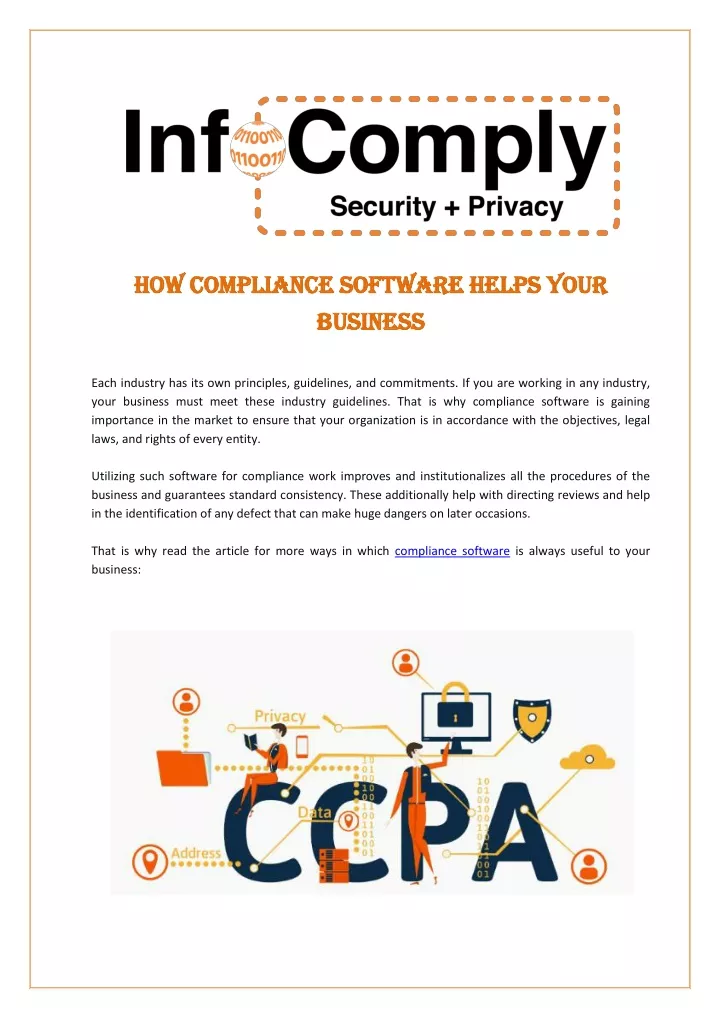 how compliance software helps your how compliance