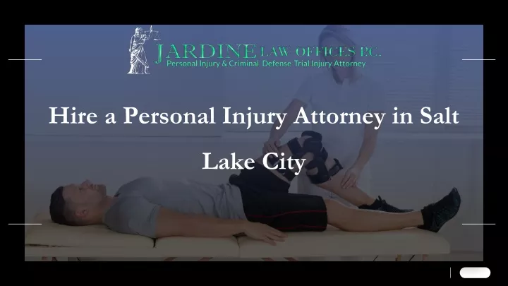 hire a personal injury attorney in salt