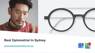 Best Optometrist In Sydney