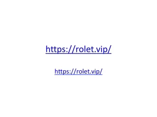 Rolet: Daftar Roulette Online Terpercaya