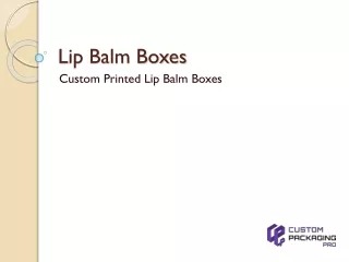 lip balm boxes