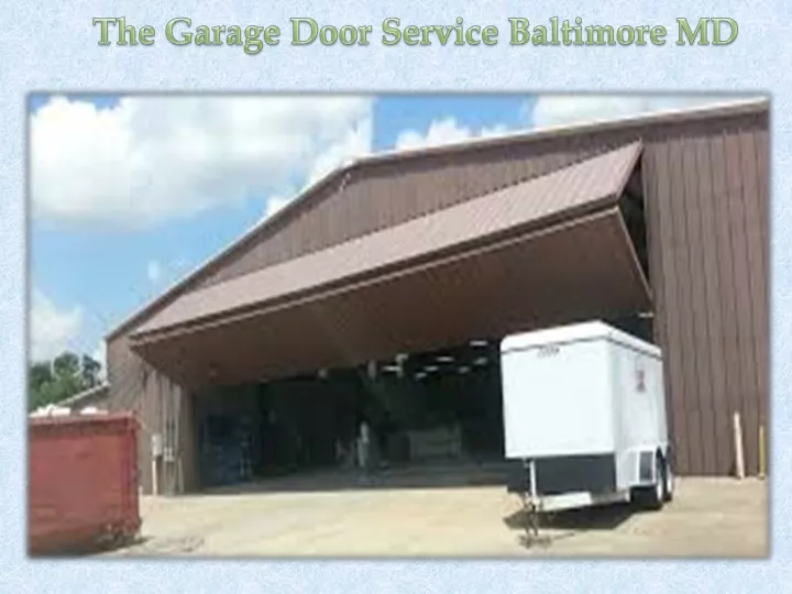 the garage door service baltimore md