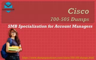 Cisco 700-505 Dumps Master Piece PDF | 700-505 Questions | Valid Study Material