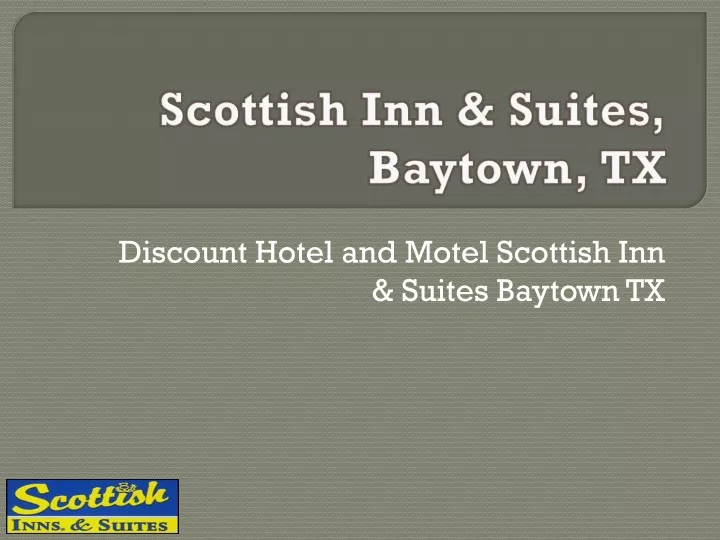 scottish inn suites baytown tx