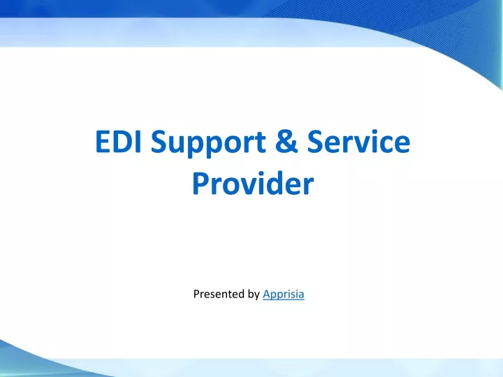 edi support service provider