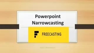 Powerpoint Narrowcasting