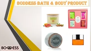 Boddess Bath & Body Product PPT