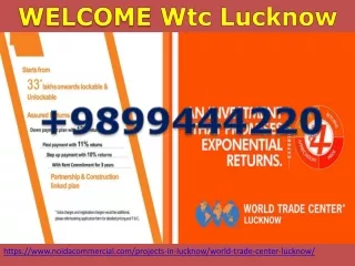Wtc Lucknow, World Trade Center Lucknow, Wtc Gomti Nagar