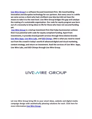 Live Wire Group