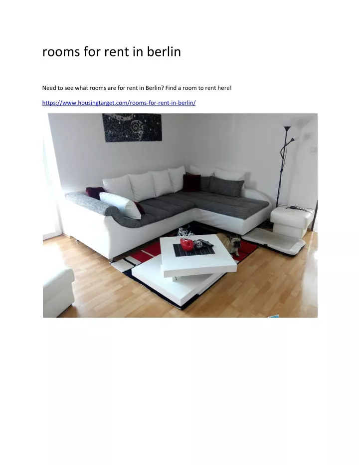 rooms for rent in berlin