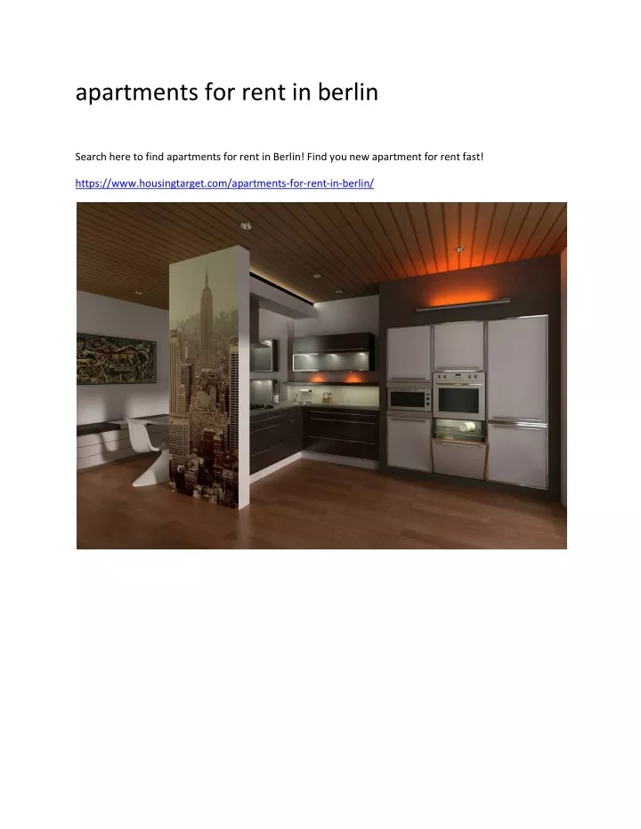 apartments for rent in berlin