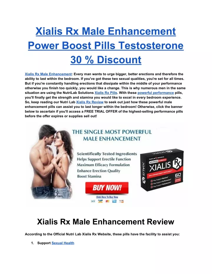 xialis rx male enhancement power boost pills