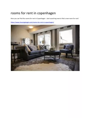 rooms for rent in copenhagen