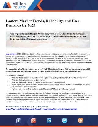 loafers market trends reliability and user
