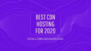 best cdn hosting for 2020