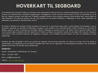 hoverkart til segboard