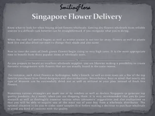 singapore flower delivery