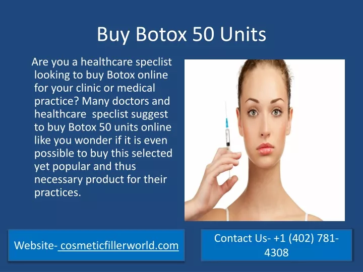 buy botox 50 units