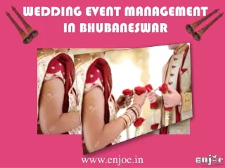Wedding Consultant in Bhubaneswar,Puri,Sambalpur,Odisha |Enjoe Events